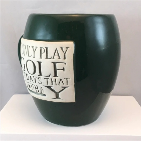 “I Only Play Golf on Days that End With a Y” Stoneware Coffee Mug Tea Cup - Picture 3 of 13